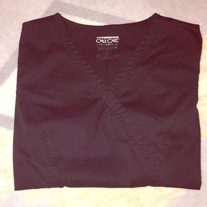 Authentic. Cherokee, Workwear, Scrub, Top, Black